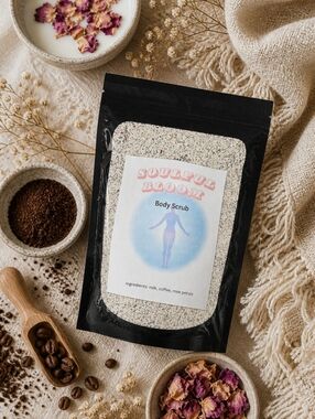 4/$15 Soulful Bloom Body Scrub Over 1/2lb! Moisturize, Exfoliate, Skin Health